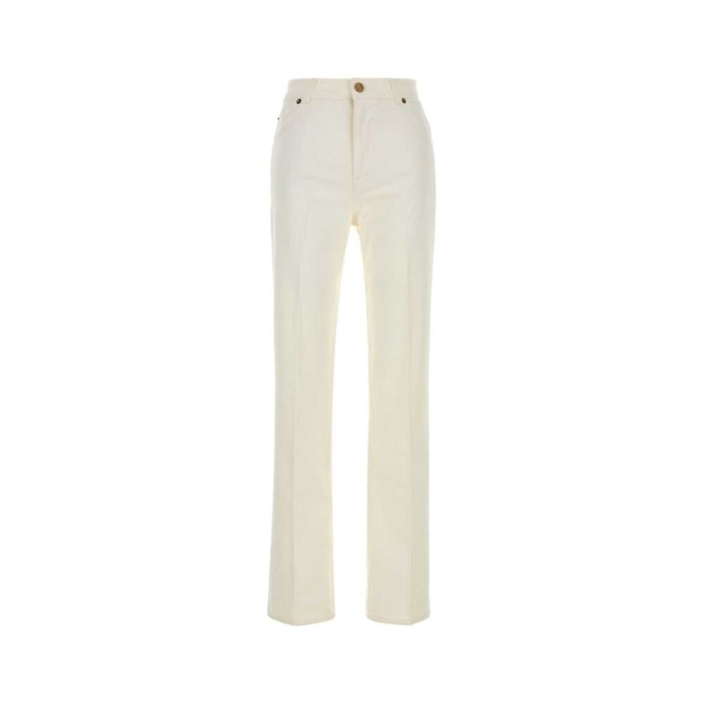 Balmain Women White Denim Jeans